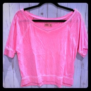 Hollister Neon Pink T-shirt